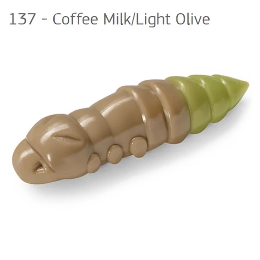 FishUp Pupa Coffee Milk/Light Olive 1,2 (32mm) 10db plasztik csali