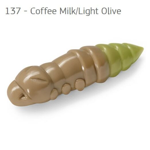 FishUp Pupa Coffee Milk/Light Olive 1,5 (38mm) 8db plasztik csali