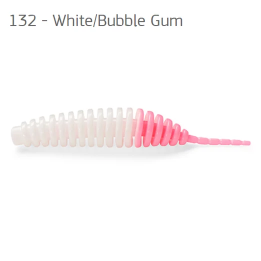 FishUp Tanta White/Bubble Gum 2,5 (61mm), color:132, 8db; plasztik csali