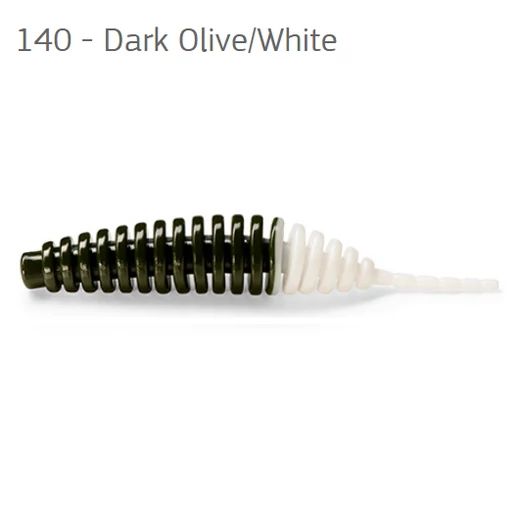 FishUp Tanta Dark Olive/White 2,5 (61mm) 8db plasztik csali