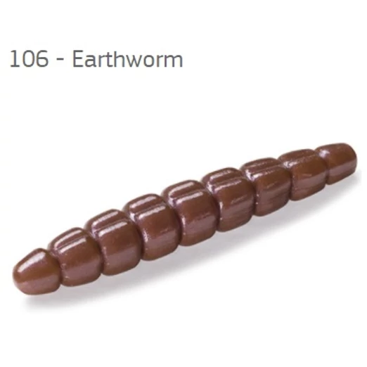 Fishup Morio Earthworm 30mm, color:106, 12db; plasztik csali