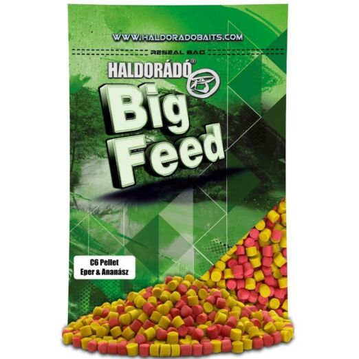 Haldorádó Big Feed C6 pellet 900g Eper - Ananász