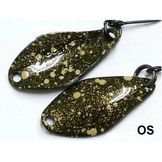 Nories Masukuroto Weeper 23mm 1.5g #074 kanál villantó (Olive Shot)