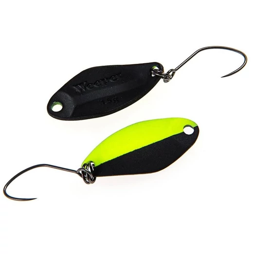 Nories Masukuroto Weeper 23mm 1.5g #022 kanál villantó (Fluo-Gelb / Schwarz)