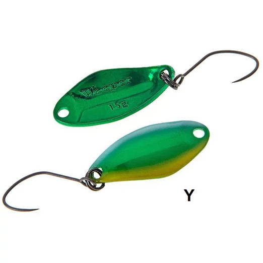 Nories Masukuroto Weeper 23mm 1.5g #041 kanál villantó (Yellow Emerald Shad)
