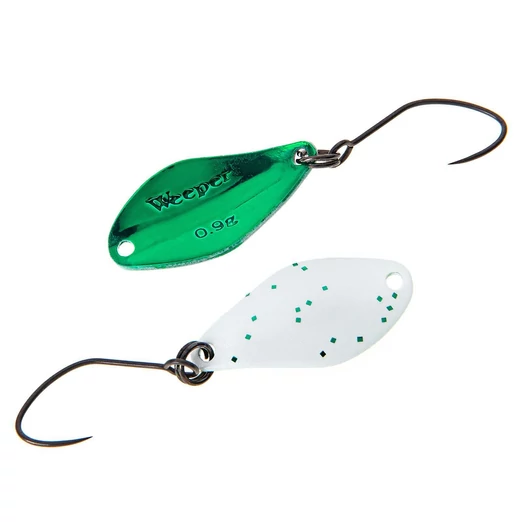 Nories Masukuroto Weeper 20mm 0.9g #064 kanál villantó (Perl / Grün-metallic)