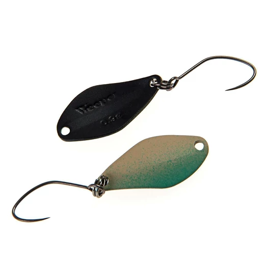 Nories Masukuroto Weeper 20mm 0.9g #072 kanál villantó (Hellbraun-Mint / Schwarz)