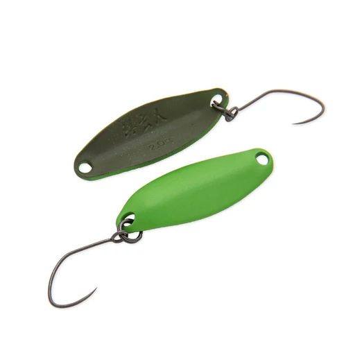Nories Masukuroto 32mm 2.0g #006 kanál villantó (Lime / Schwarz)