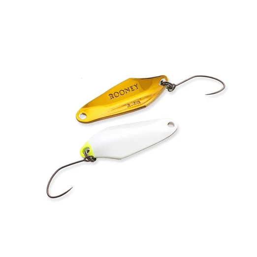 Nories Masukuroto Rooney 32mm 2.2g #097 kanál villantó (Weiss Chart / Gold)
