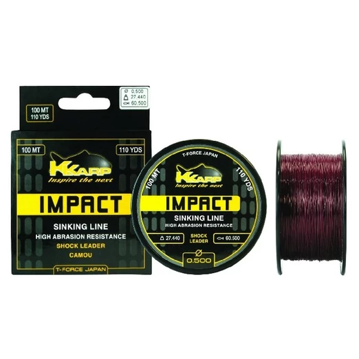 K-Karp Impact Shock Leader 100m 0,50mm monofil zsinór