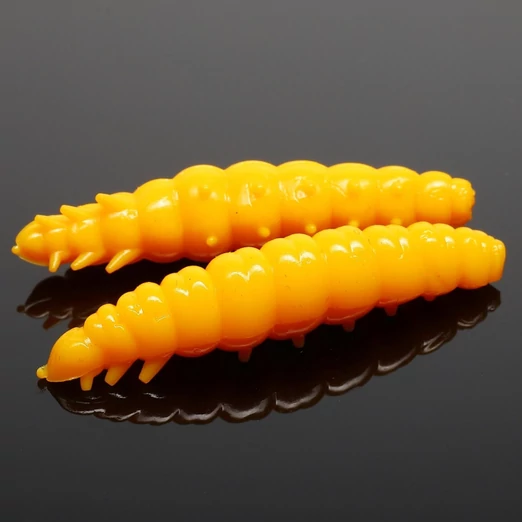 Libra Lures Larva 30 - 008 Dark Yellow plasztik csali