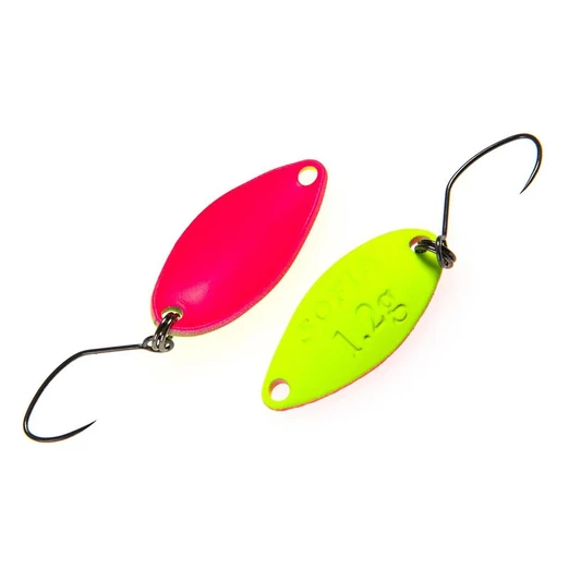 Nories Masukuroto Sofia 22mm 1.2g #002 kanál villantó (Fluo-Gelb / Pink)