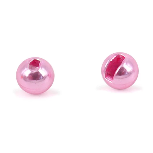Tungsten fej-réselt, pink metál - 3,5 mm - 10 db