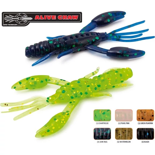 Rapture ULG Alive Craw 5cm/1.8g Watermelon 12 db, lágygumi csali