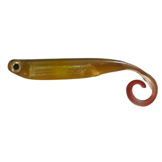 Rapture Power Minnow Curly Tail 75mm Brownie 6 db, plasztik csali