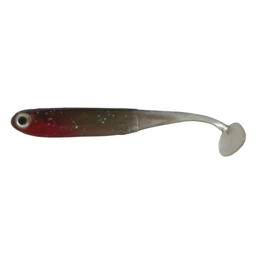 Rapture Mini Minnow Shad Tail 45mm Hot Silver 6db/csg, lágygumi csali