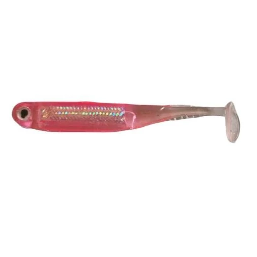 Rapture Mini Minnow Shad Tail 45mm pink Shiner 6db/csg, lágygumi csali