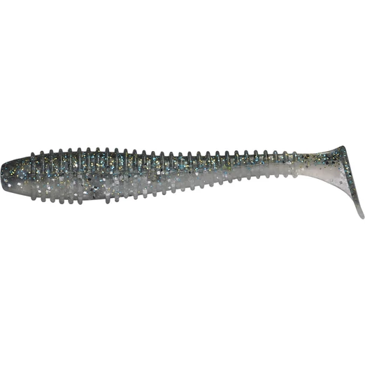 Rapture Ribbed Swing Shad 7cm smoke blue 12db plasztik csali