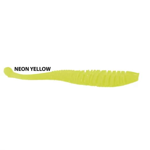 Rapture Evoke Worm 10cm neon yellow 8db plasztik csali