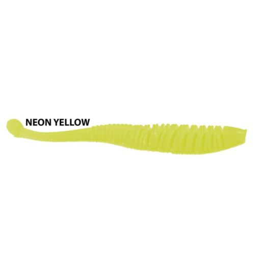 Rapture Evoke Worm 10cm neon yellow 8db plasztik csali