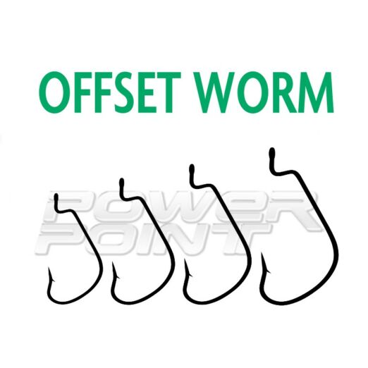 R.Offset Worm 1/0 horog