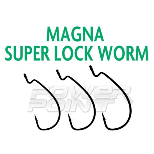 R.Magna Super Lock Worm 3/0 horog