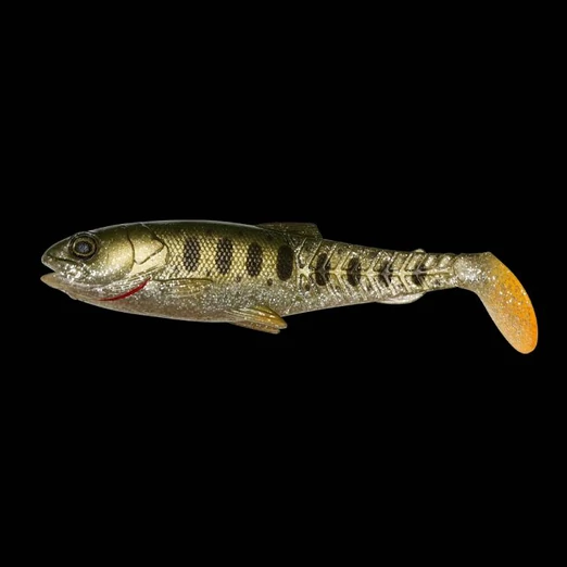 Savage Craft Cannibal Paddletail 6,5cm 4g Olive Pearl Silver Smolt