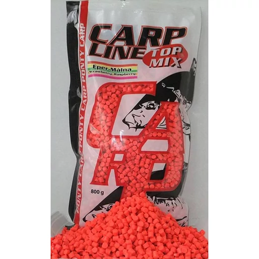 Top Mix Carp line Fluoro etető pellet 800g Eper-Málna
