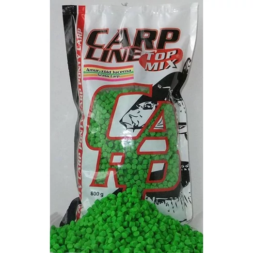 Top Mix Carp line Fluoro etető pellet 800g Zöld lucerna