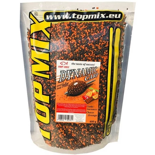 Top Mix Dynamic Carp etető pellet 800g Csoki-narancs