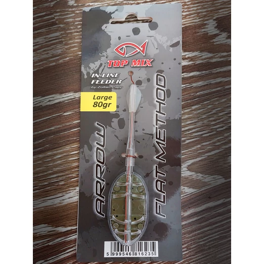 Top Mix Arrow Flat method feeder kosár - L 80g 1db/cs