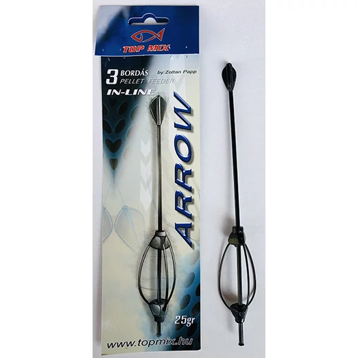 Top Mix Arrow hárombordás method feeder kosár 25g