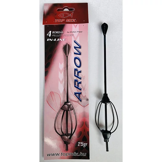 Top Mix Arrow négybordás method feeder kosár 25g