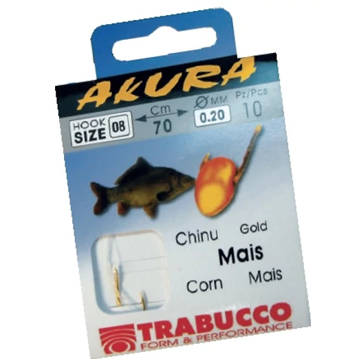 Akura Mais Libr.01X0,30 előkötött horog