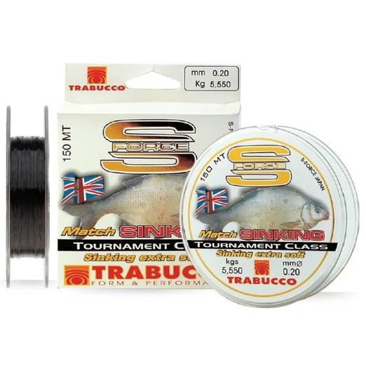 Trabucco S-Force Match Sinking 150m 0,18mm monofil zsinór
