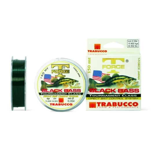 Trabucco T-Force Black Bass 150m 0,309mm monofil zsinór