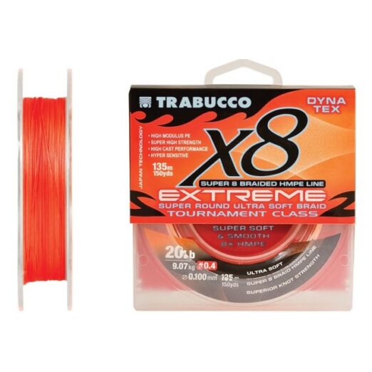 Trabucco Dyna-Tex X8 Extreme 135 m 0,31 mm zsinór