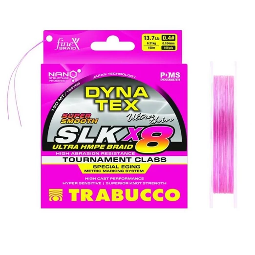 Trabucco Dyna-Tex SLK X8 Special EGI 150 m 0,104mm  fonott zsinór