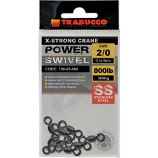 Trabucco Ss X-Strong Crane Power Swivel 8db 1/0 rozsdamentes forgó