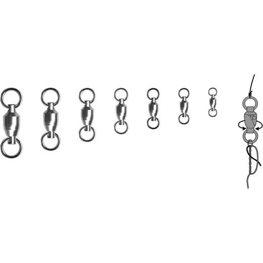 Trabucco Bb Swivel Solid Ring 6db 06, forgó