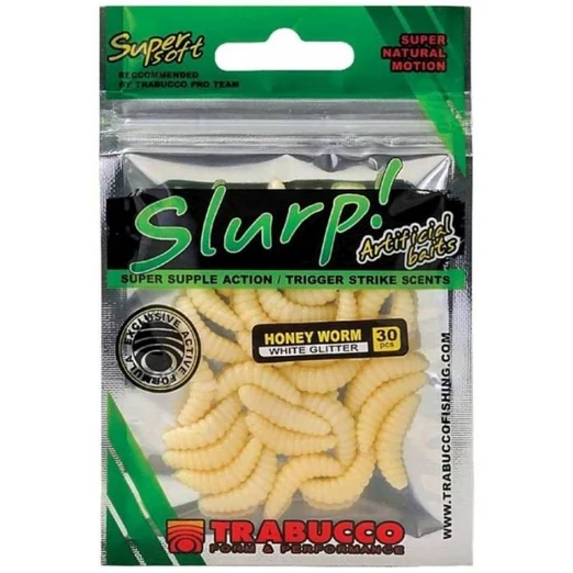 Trabucco Slurp Baithoney Worm Nat.White 30 db natur méhlárva
