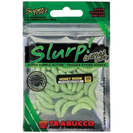 Trabucco Slurp Bait Honey Worm XL 25 db Flu, műméhlárva