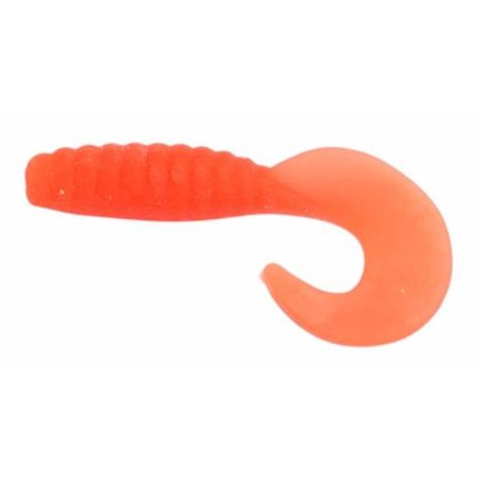 Trabucco Yummy Bait Curly Tail orange 8db plasztik csali