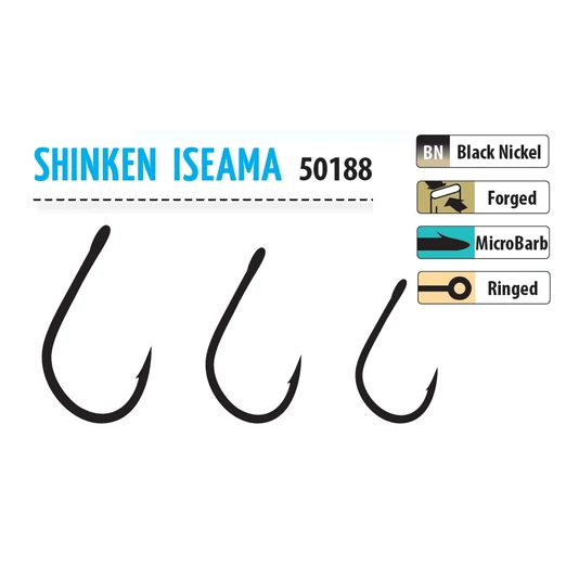 Trabucco Shinken Hooks Iseama W/R Bn#12 10db horog