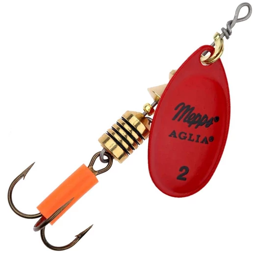Mepps Aglia Fluo Nr.2 piros 4,5g körforgó villantó