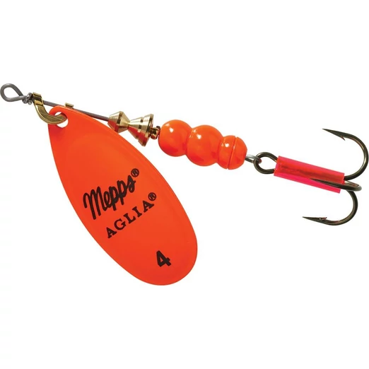 Mepps Aglia Fluo Nr.4 narancs 9g körforgó villantó