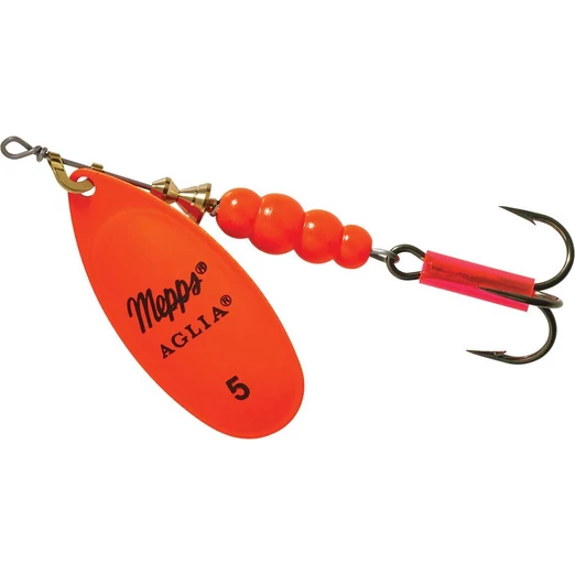 Mepps Aglia Fluo Nr.5 Narancs 13g körforgó villantó