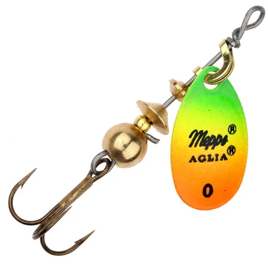 Mepps Aglia Fluo Nr.0 tigris/arany 2,5g körforgó villantó