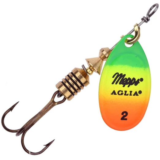 Mepps Aglia Fluo Nr.2 tigris/arany 4,5g körforgó villantó