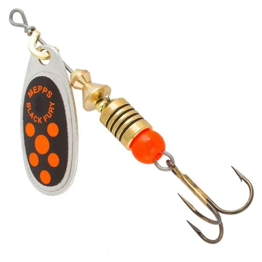Mepps Black Furry Nr.0 orange/ezüst 2,5g körforgó villantó